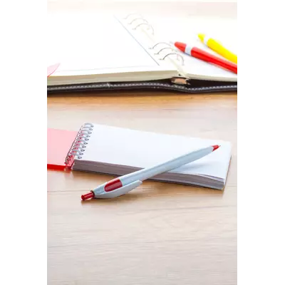 Рекламна химикалка Finball - бяло и червено