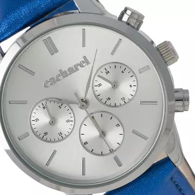 Дамски ръчен часовник Chronograph Madeleine Bright Blue