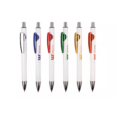 Химикалка с цветен клипс Siera