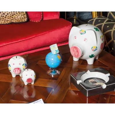 Комплект за бюро - Глобус касичка