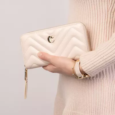 Дамско портмоне Odeon Off-white