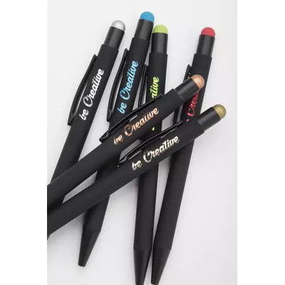 Химикалка с гумирано покритие Pearly