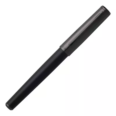 Метална писалка Minimal Dark Chrome