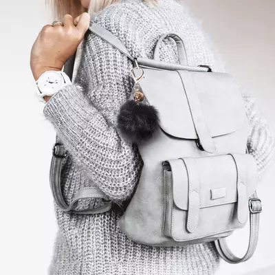 Ladies key holder with pom-pom Ladriel