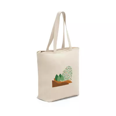 Пазарска чанта с цип