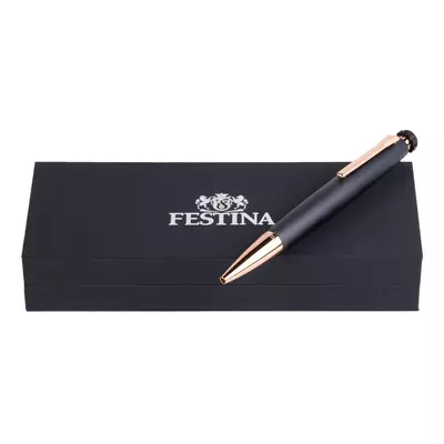Metal ball pen Chronobike Rose Gold Navy