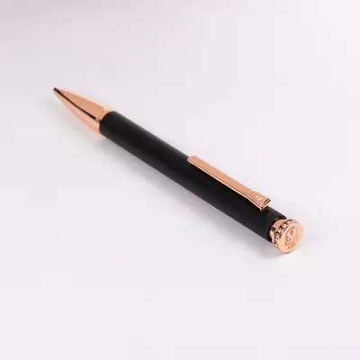 Metal ball pen Mademoiselle Black