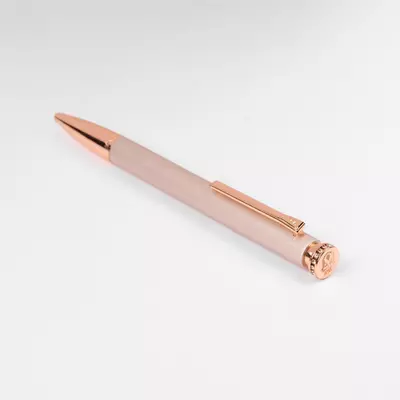 Metal ball pen Mademoiselle Champagne Ivory