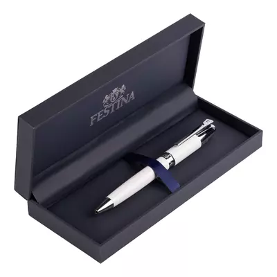 Metal ball pen Classicals Chrome White