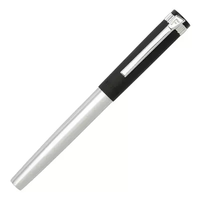 Metal fountain pen Prestige Chrome Black