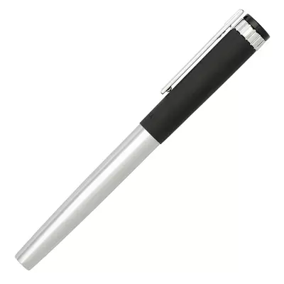 Metal fountain pen Prestige Chrome Black