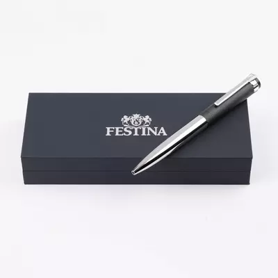 Metal ball pen Prestige Chrome Black