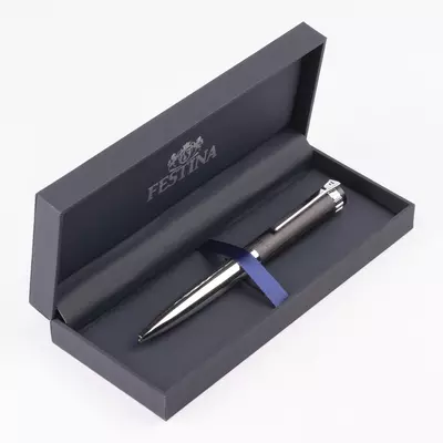 Metal ball pen Prestige Chrome Black