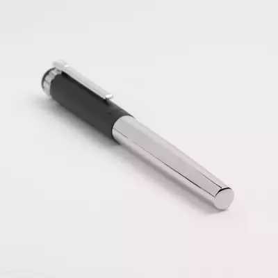 Metal roller pen Prestige Chrome Black