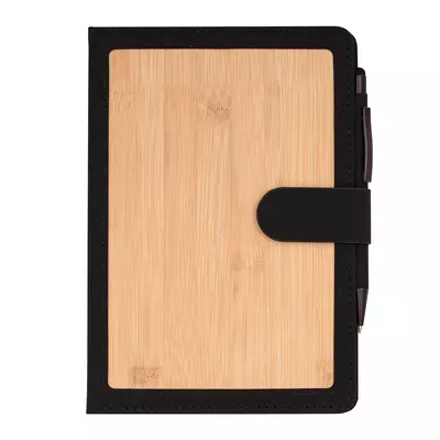 Бележник А5 с бамбукова шарка на корицата