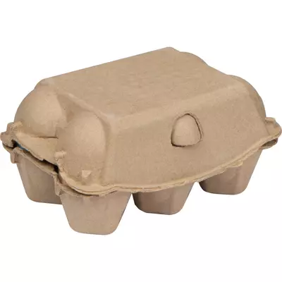 Тебеширени яйца в картонена кутия