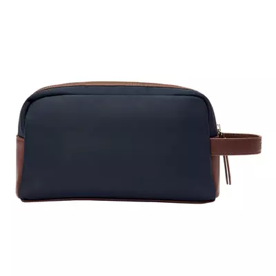 Dressing-case Button Navy & Brown
