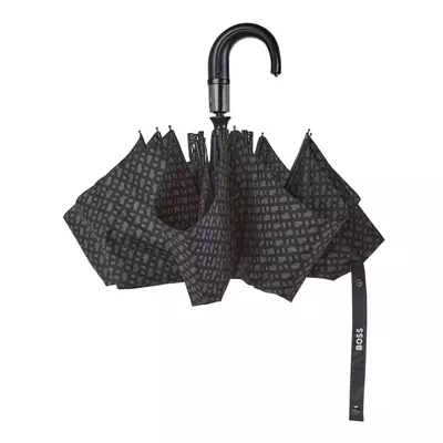 Foldable umbrella Monogramme Dark Grey