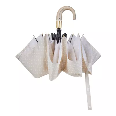 Foldable umbrella Monogramme Nude