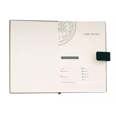 Бележник А5 с твърди корици от термо кожа