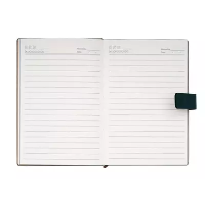 Бележник А5 с твърди корици от термо кожа