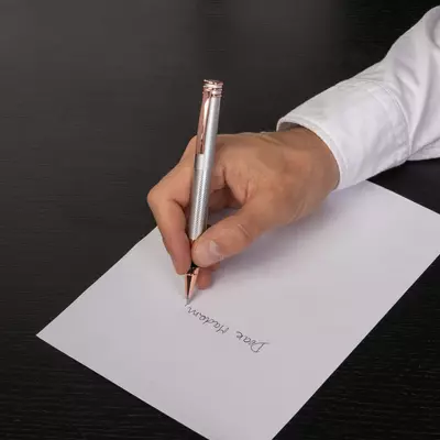 Metal roller pen Austin Diamond Chrome