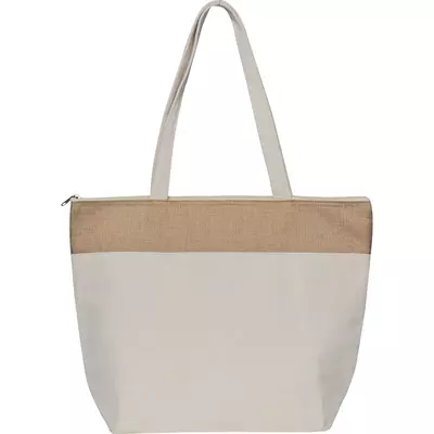 Охладителна чанта от 200гр памук и ламинирана юта