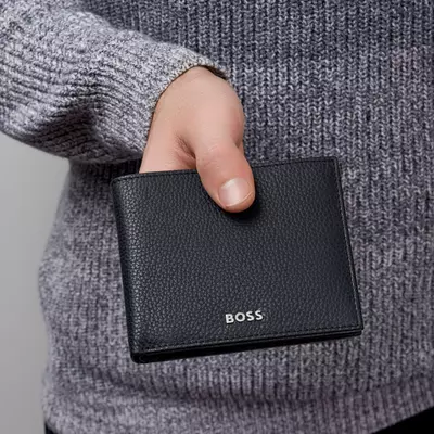 Портфейл Classic Grained Black