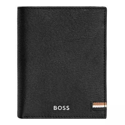 Вертикален портфейл Classic Iconic Black