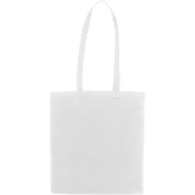 Памучна пазарска чанта с дълги дръжки 140 gr/m².