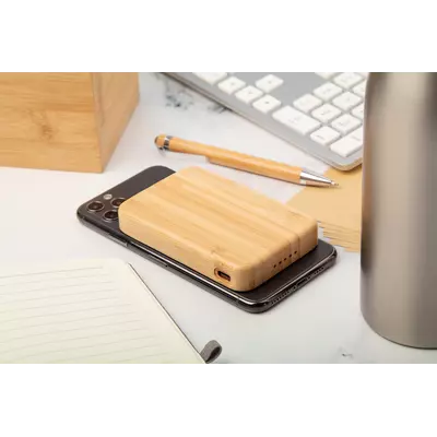 Външна батерия 5000 mAh с безжично зареждане SeeBank