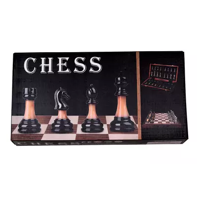 Luxury chess set with classic pieces