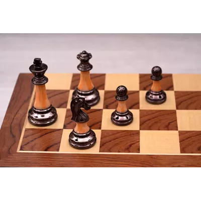 Luxury chess set with classic pieces