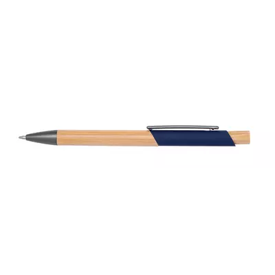 Метална химикалка с бамбукови елементи