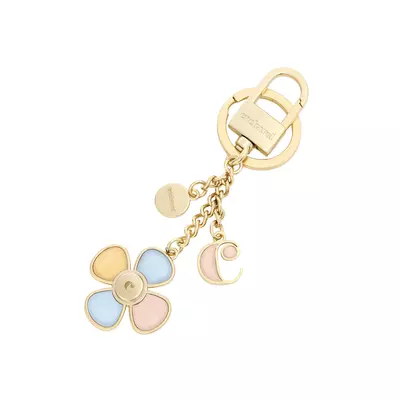 Метален ключодържател Vivienne Light Blue