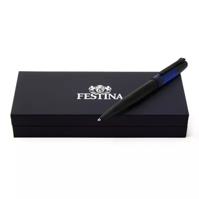 Метална химикалка Classicals Black Edition Blue