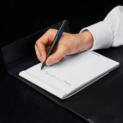 Метална химикалка Classicals Black Edition Blue