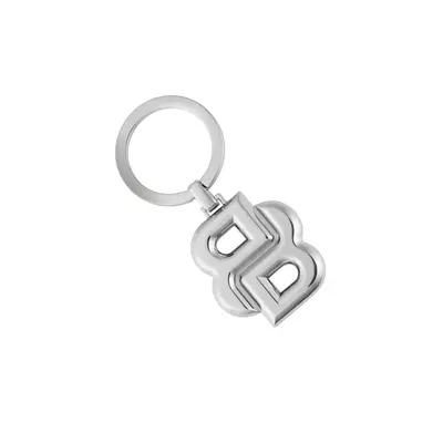 Метален ключодържател Double B Shiny Chrome