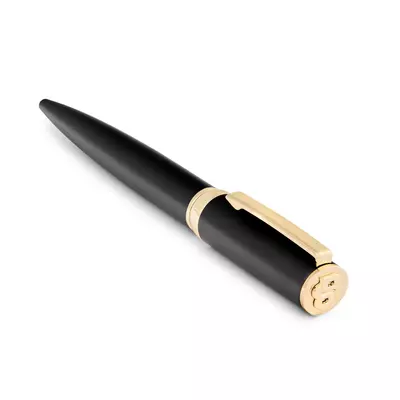 Метална химикалка Arche Double B Black & Gold