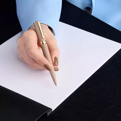 Метална химикалка Arche Double B Nude