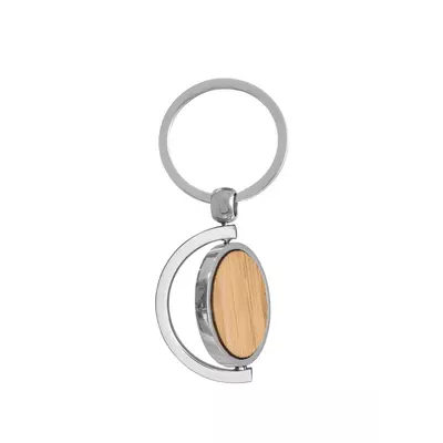 Ключодържател метал и бамбук