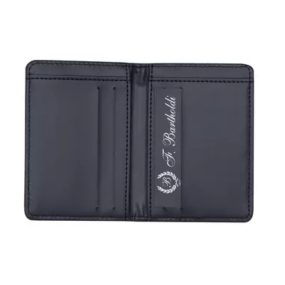 Кожен калъф за карти с RFID защита