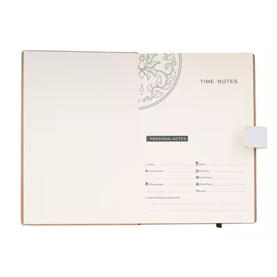 Бележник А5 с твърди корици от термо кожа