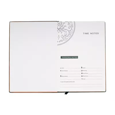 Бележник с термо кожа и метална плочка