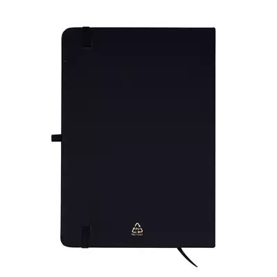 Бележник А5 от рециклирана еко кожа със златни елементи