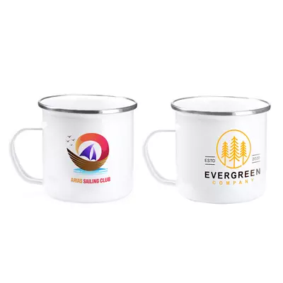Metal vintage mug for sublimation