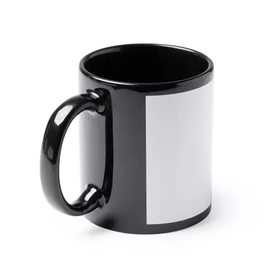 Black ceramic mug 350 ml.