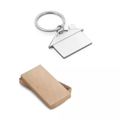 Metal keychain DWELL