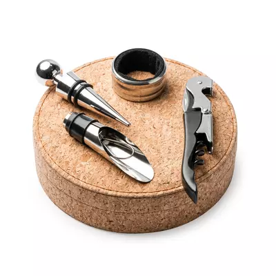 Stainless steel wine set