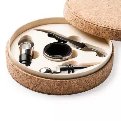 Stainless steel wine set